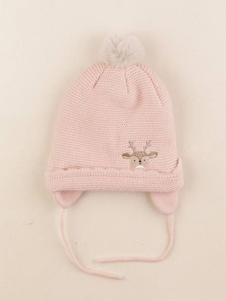 Bonnet - 12/18 mois Rose, or 1 - vertbaudet enfant 