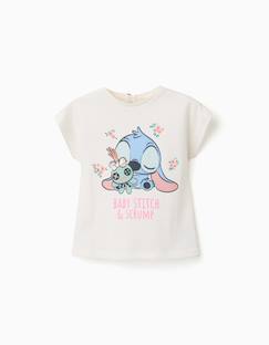 -T-shirt en coton avec imprimé baby stitch