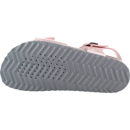 Sandales à brides Argent rose+Rose c0514 12 - vertbaudet enfant 