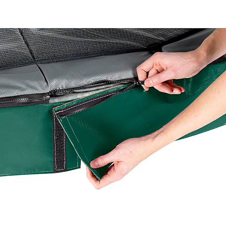 Trampoline elegant de 214x366cm Noir+Vert 9 - vertbaudet enfant 