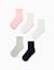Lot de 5 paires de chaussettes avec tiges ondulées Multicolore 1 - vertbaudet enfant 