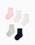 Lot de 5 paires de chaussettes avec tiges ondulées Multicolore 1 - vertbaudet enfant 