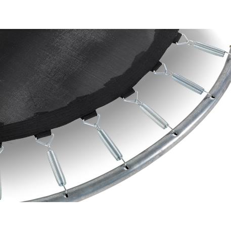 Trampoline enterré rond ø244cm  sans filet Noir+Rose+Vert 12 - vertbaudet enfant 