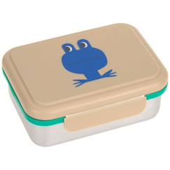 Puériculture-Boîte à goûter en inox happy trails frog