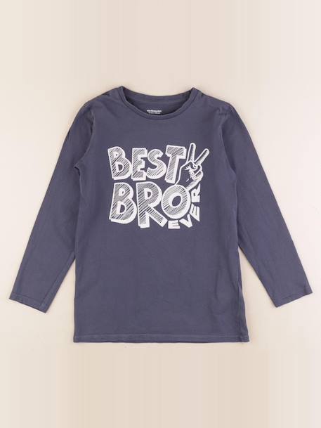 Tee-shirt - 10 ans Bleu 1 - vertbaudet enfant 