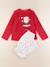 Pyjama velours - 10 ans Rouge 1 - vertbaudet enfant 