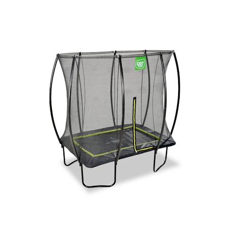 Trampoline silhouette 153x214cm Noir+Rose+Vert 3 - vertbaudet enfant 