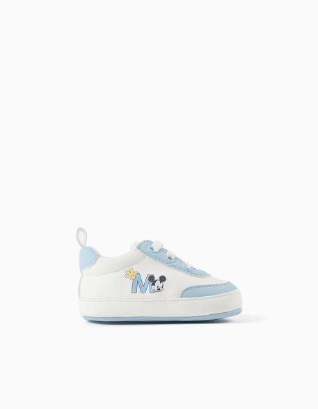 Baskets pré-marche avec imprimé mickey Bleu clair 2 - vertbaudet enfant 