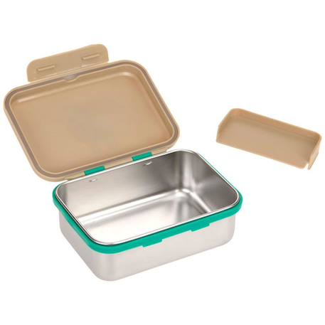Boîte à goûter en inox happy trails frog Multi-coloured 3 - vertbaudet enfant 