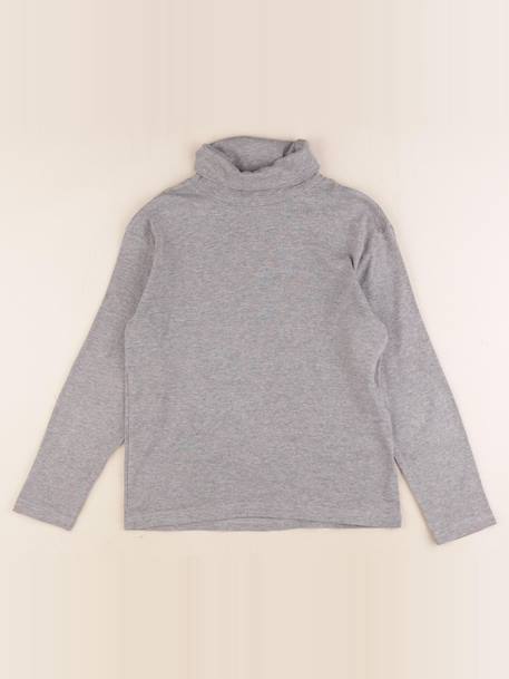 Sous-pull - 10 ans Gris 1 - vertbaudet enfant 