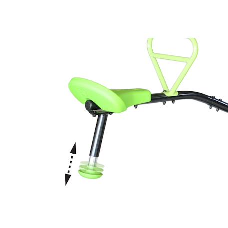 Balançoire à bascule rotative enfant pour se balancer et tourner en s’amusant Vert/noir 6 - vertbaudet enfant 