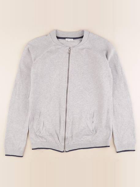 Gilet - 12 ans Gris 1 - vertbaudet enfant 