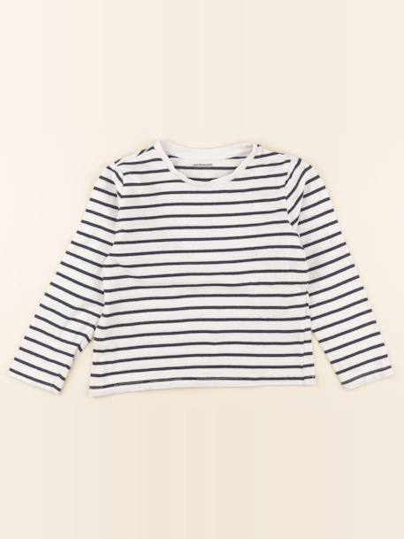 Tee-shirt - 5 ans Blanc, bleu 1 - vertbaudet enfant 