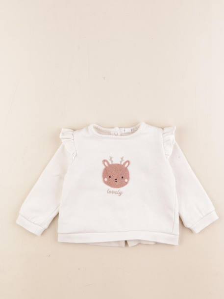 Sweat - 6 mois Beige 1 - vertbaudet enfant 