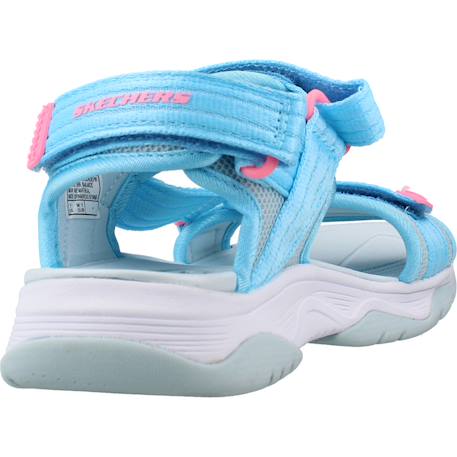 Sandales enfant fille en textile Bleu blpk+Violet lvpk 3 - vertbaudet enfant 
