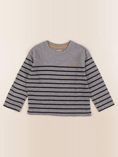 Tee-shirt - 4 ans Gris 1 - vertbaudet enfant 
