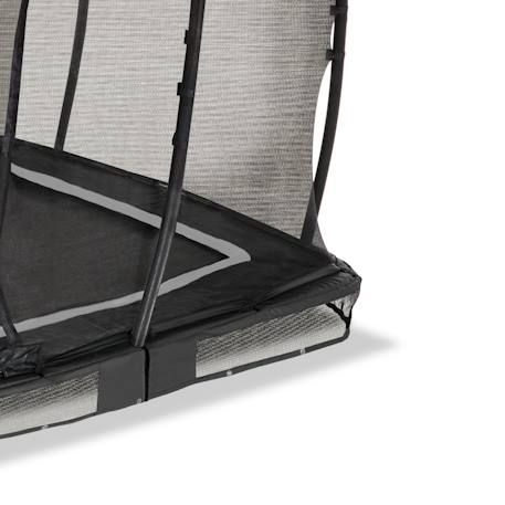 Trampoline semi-enterré rectangulaire 214x366cm protection pieds Noir+Vert 4 - vertbaudet enfant 