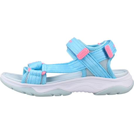 Sandales enfant fille en textile Bleu blpk+Violet lvpk 2 - vertbaudet enfant 