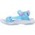 Sandales enfant fille en textile Bleu blpk+Violet lvpk 2 - vertbaudet enfant 