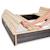 Bac à sable en bois pour jardin enfant 136x132cm Gris 6 - vertbaudet enfant 