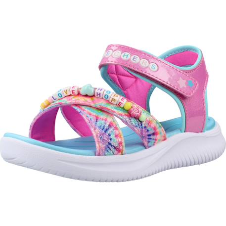 Sandales enfant fille Rose pkmt+Violet lvmt 4 - vertbaudet enfant 