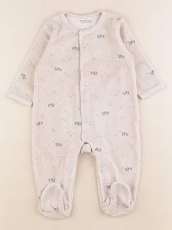 Pyjama velours - 6 mois  - vertbaudet enfant