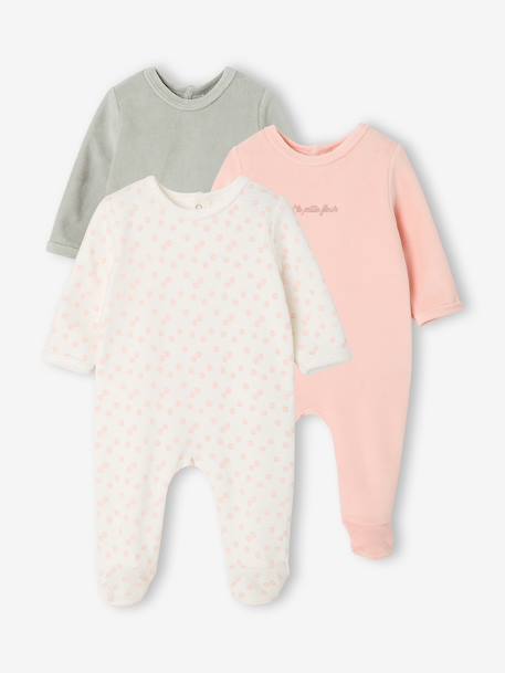 Bébé-Lot de 3 dors bien bébé ouverture dos