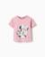 T-shirt en coton avec imprimé minnie & figaro Rose clair 1 - vertbaudet enfant 