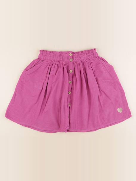 Jupe - 10 ans Rose, or 1 - vertbaudet enfant 