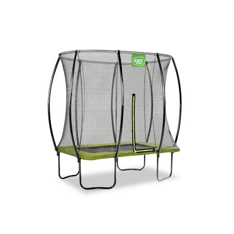 Trampoline silhouette 153x214cm Noir+Rose+Vert 14 - vertbaudet enfant 