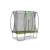 Trampoline silhouette 153x214cm Noir+Rose+Vert 14 - vertbaudet enfant 
