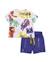 Ensemble garçon en maille avec imprimé animaux Violet 1 - vertbaudet enfant 