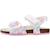 Sandales fille modèle j adriel girl Blanc c1364+Rose c8238 2 - vertbaudet enfant 