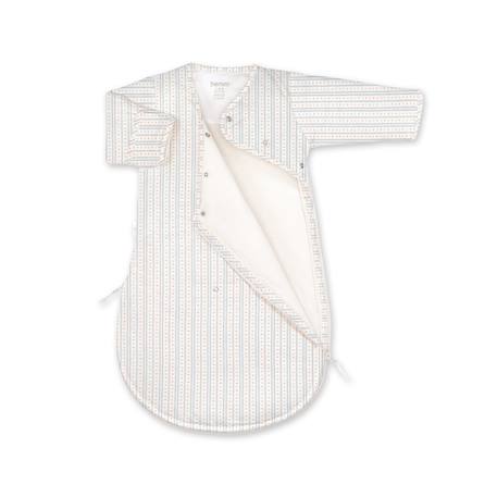 Gigoteuse avec moufles hiver  - tog 2.5 cocon moelleux Glacier+Piuma ecru+Piuma moka 2 - vertbaudet enfant 