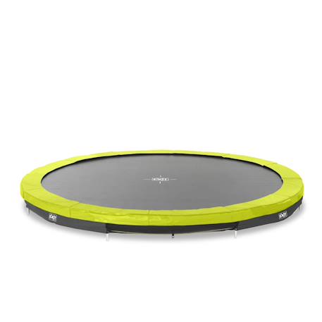 Trampoline enterré rond ø427cm  sans filet Noir+Rose+Vert 13 - vertbaudet enfant 