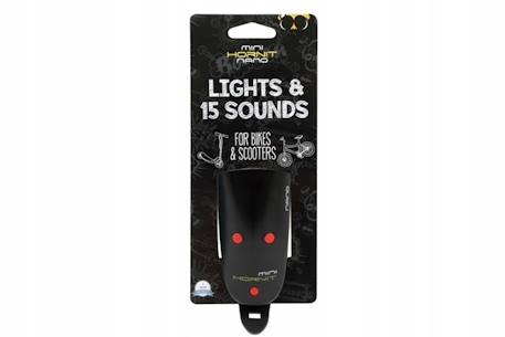 Klaxon et lumiere pour velo et trottinette nano Bleu/vert+Noir/rouge+Vert 6 - vertbaudet enfant 