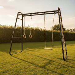 Jouet-Structure de jeux sport barre de singe pour jardin 331cm