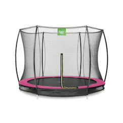 Jouet-Trampoline enterré rond ø244cm avec filet de sécurité