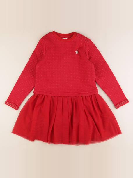 Robe - 8 ans Rouge 1 - vertbaudet enfant 