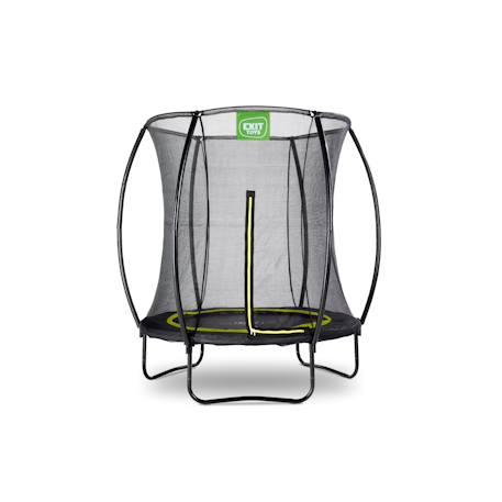 Trampoline silhouette ø183cm Noir+Rose+Vert 1 - vertbaudet enfant 