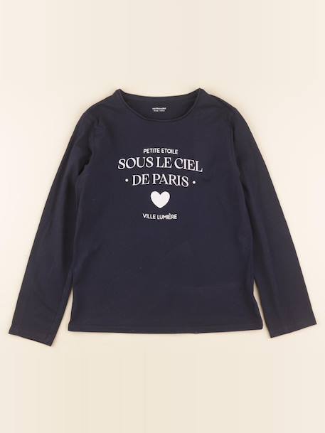 Tee-shirt - 10 ans Bleu 1 - vertbaudet enfant 