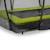 Trampoline enterré rectangulaire 153x214cm avec filet Noir+Rose+Vert 17 - vertbaudet enfant 