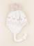 Bonnet - 12/18 mois Blanc, rose 1 - vertbaudet enfant 
