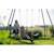 Balançoire double avec barre fixe pour jardin enfant Noir 5 - vertbaudet enfant 