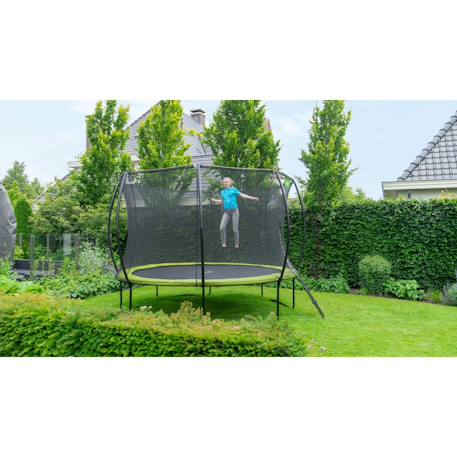 Trampoline silhouette ø305cm Noir+Rose+Vert 18 - vertbaudet enfant 