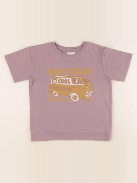Tee-shirt - 8 ans Violet 1 - vertbaudet enfant 