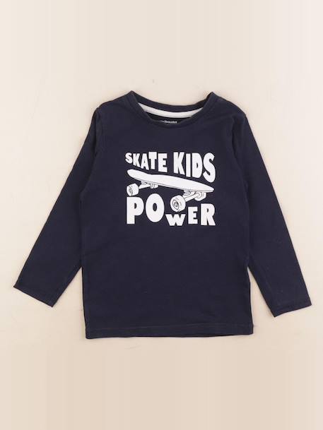 Tee-shirt - 4 ans Bleu 1 - vertbaudet enfant 