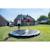 Trampoline enterré rond ø366cm  sans filet Noir+Rose+Vert 11 - vertbaudet enfant 