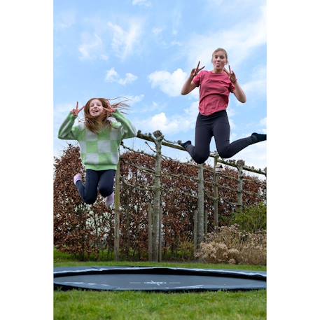 Trampoline de  enterré au ras du sol ø244cm Noir 5 - vertbaudet enfant 