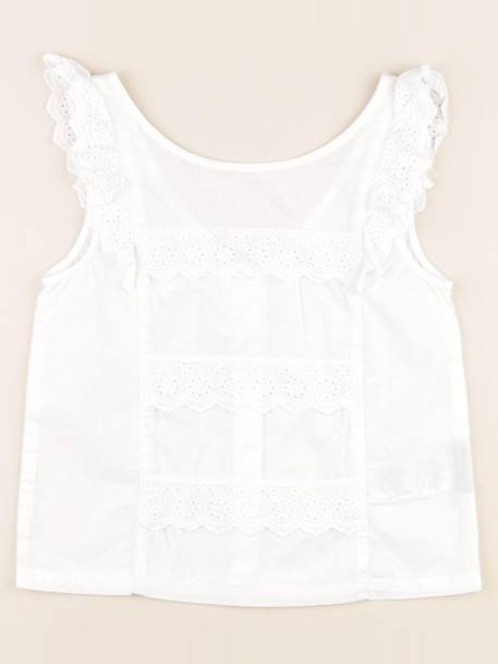 Blouse - 10 ans Blanc 1 - vertbaudet enfant 